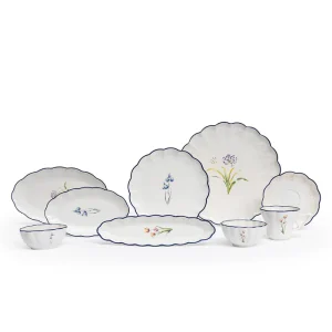 Maxx Doria Flower Blue 6 Kişilik 29 Parça Kahvaltı Takımı