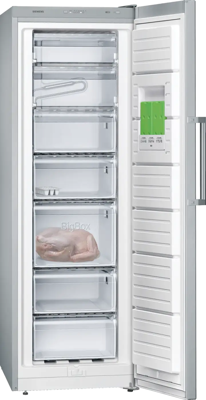 iQ300 GS33VVIE0N Solo Derin Dondurucu 176 x 60 cm Kolay temizlenebilir Inox
