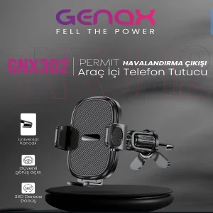 Genax GNX302 PERMIT – Araç İçi Telefon Tutucu