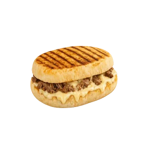 Bazlama Tost Kavurmalı Kaşarlı