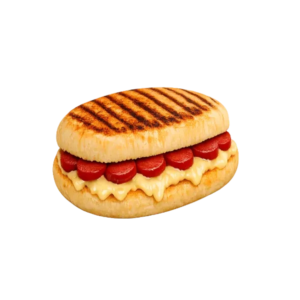 Bazlama Tost Sucuklu Kaşarlı