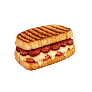 Sucuklu Kaşarlı Sanayi Tostu