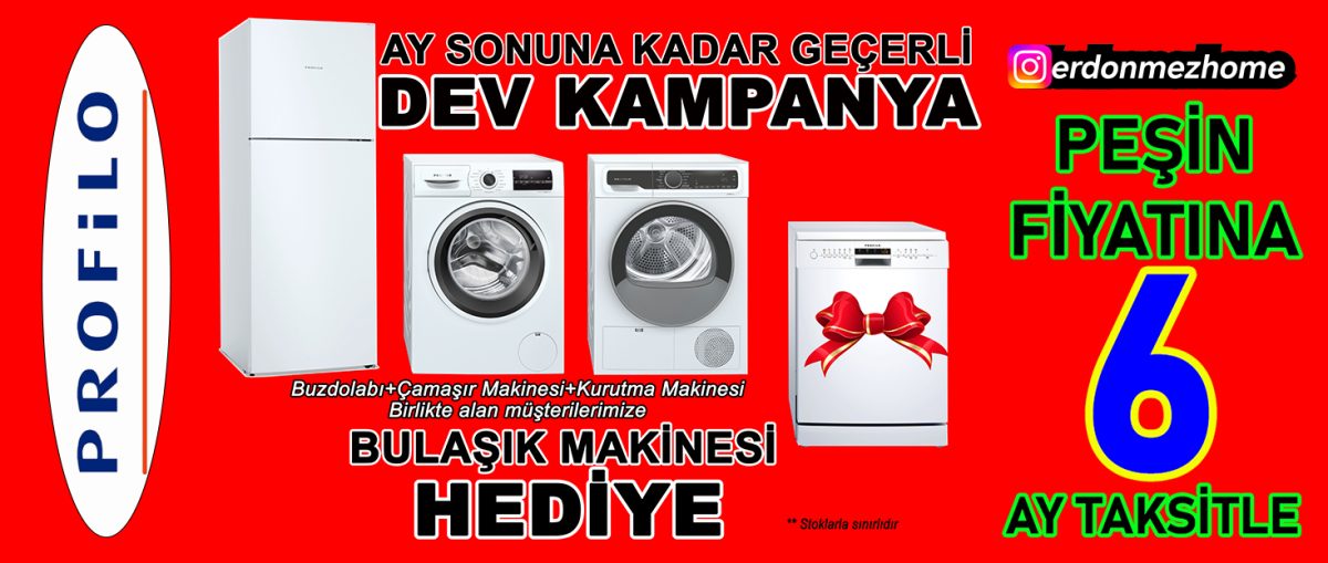 Çarşamba Profilo Mağazasında Dev Kampanya