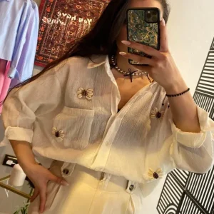 İSTİRİDYE KETEN GÖMLEK