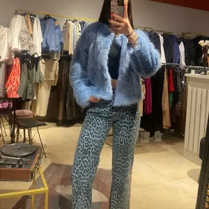 MAVİ LEOPAR JEAN