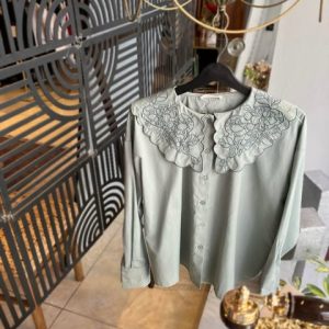 OVERSIZE BEBE YAKA GÖMLEK