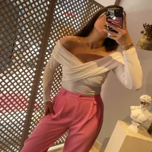 PEMBE ŞALVAR PANTOLON