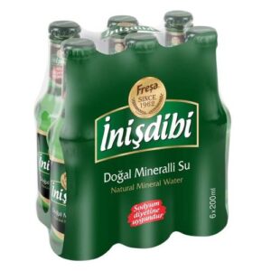 İnişdibi Soda 6'lı Paket 6x200ml Doğal Mineralli Su