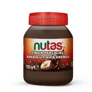 Nutas Fındık Parçacıklı Kakaolu Fındık Kreması – 700g