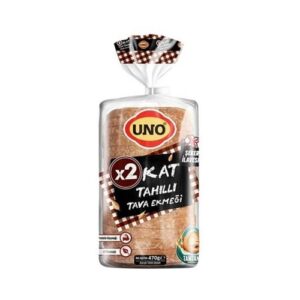 Uno İki Kat Tahıllı Tava Ekmeği 470 gr
