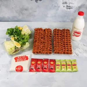 Çiğ Köfte (900 gr.) & Litrelik İçecek Menü